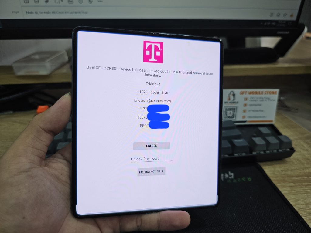 Mở Khóa Knox GFIN Grab Samsung Z Fold 5
